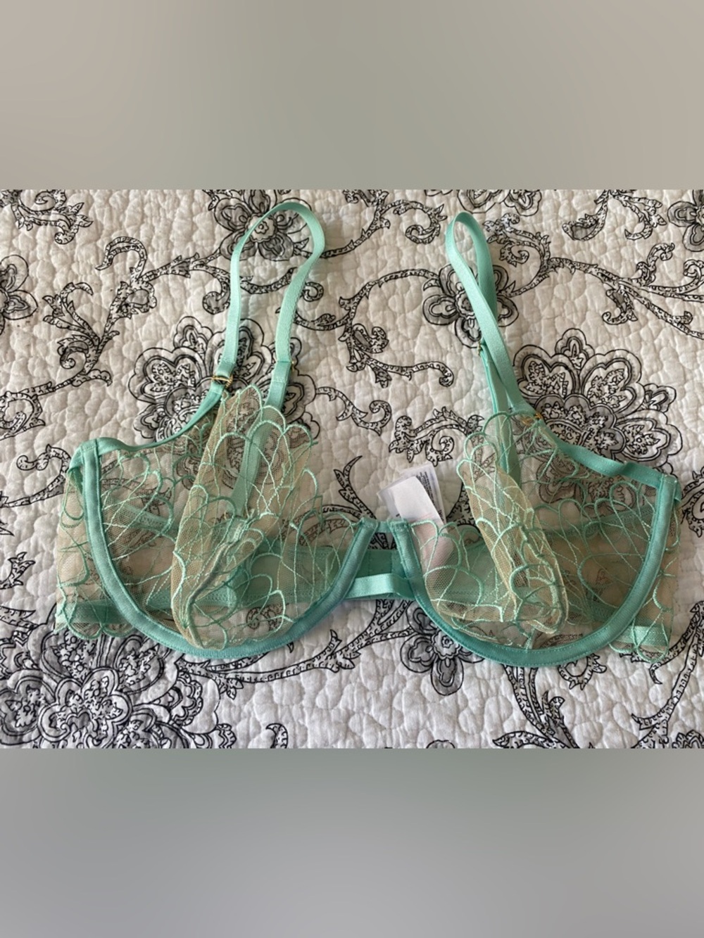 Bluebella Rosetta Wired Bra 34DD/E Sheer bra Rosetta Embroidered Underwire Bra - Picture 4 of 14